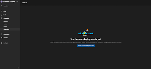 Quick guide on how to update your React Native app with CodePush - Step 3: creating standard deployments