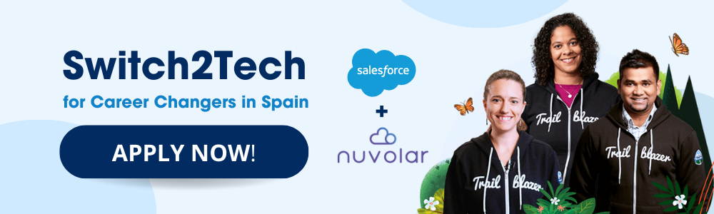Free Online Salesforce Course: Join Switch2Tech, a 3-month program for Salesforce beginners organised by Nuvolar